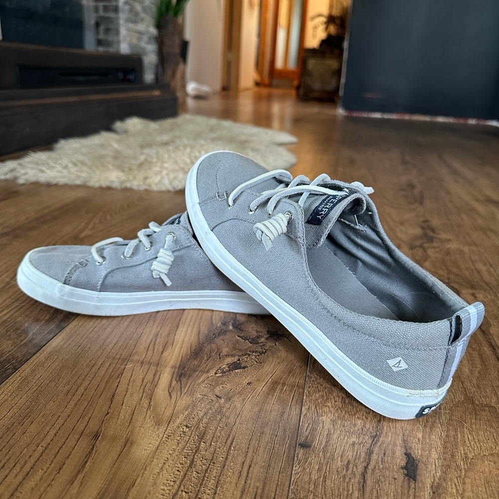 Sperry Gray Casual Boat Shoe